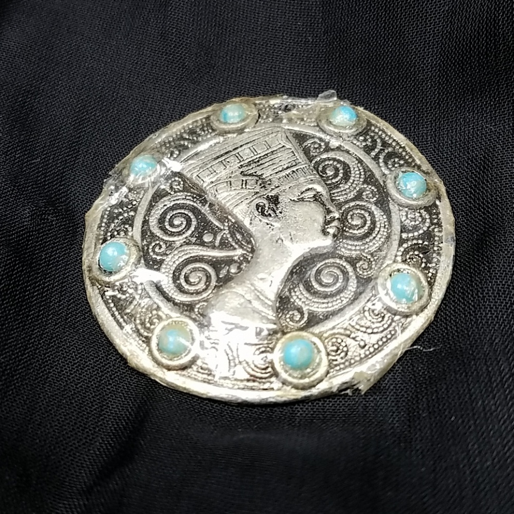 Pewter and Turquoise Pendant